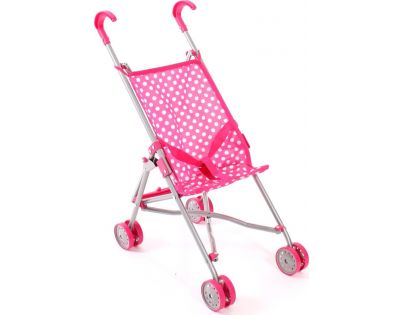 Bayer Chic Kočárek pro panenky Mini Buggy Růžová s puntíky