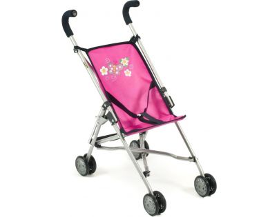 Bayer Chic Kočárek pro panenky Mini Buggy Roma - Dots Navy Pink