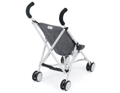 Bayer Chic Kočárek pro panenky Mini Buggy Roma jeans šedivá