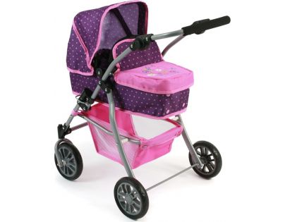 Bayer Chic Kočárek pro panenky Speedy Dots purple pink