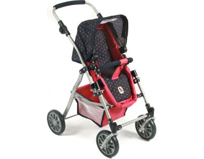 Bayer Chic Kočárek pro panenky Speedy Red Dots