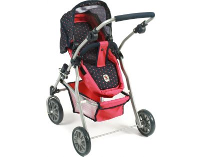 Bayer Chic Kočárek pro panenky Speedy Red Dots