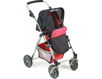 Bayer Chic Kočárek pro panenky Speedy Red Dots