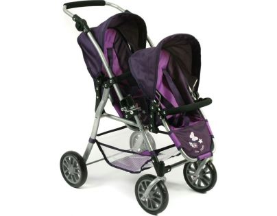 Bayer Chic Kočárek pro panenky Twinny Plum