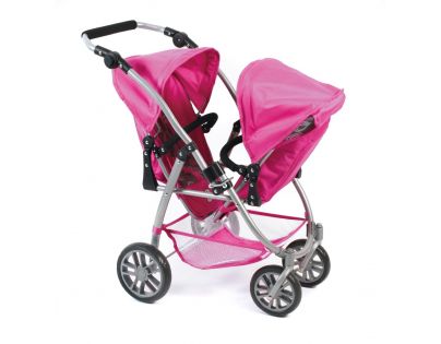 Bayer Chic Kočárek pro panenky Vario Hot pink pearls