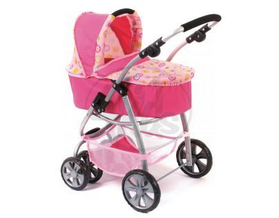 BAYER CHIC 2000 - 63164 - Kočárek pro panenky BELLINA 2v1 - Galaxy Pink