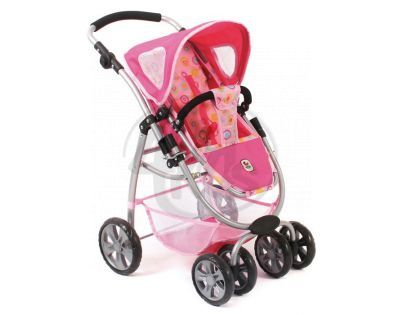 BAYER CHIC 2000 - 63164 - Kočárek pro panenky BELLINA 2v1 - Galaxy Pink