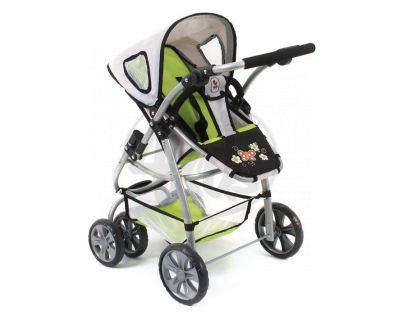 BAYER CHIC 2000 - 63152 - Kočárek pro panenky BELLINA 2v1 - Summer Green
