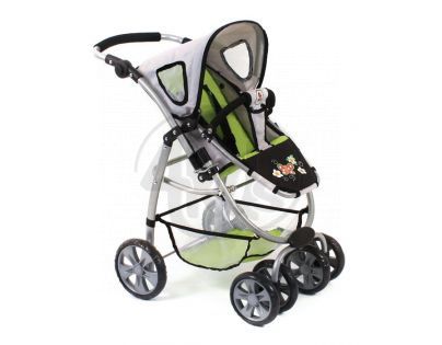 BAYER CHIC 2000 - 63152 - Kočárek pro panenky BELLINA 2v1 - Summer Green