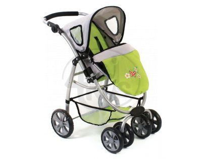 BAYER CHIC 2000 - 63152 - Kočárek pro panenky BELLINA 2v1 - Summer Green