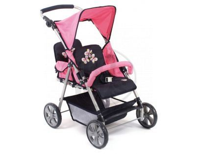 Bayer Chic Kočárek pro panenky Buggy - Pink checker
