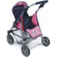 Bayer Chic Kočárek pro panenky Exchange - Pink checker 3