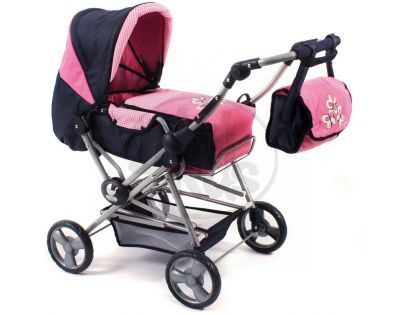 Bayer Chic Kočárek pro panenky Traveller - Pink checker