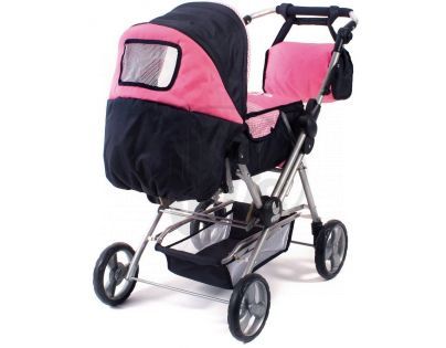 Bayer Chic Kočárek pro panenky Traveller - Pink checker