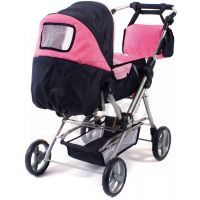 Bayer Chic Kočárek pro panenky Traveller - Pink checker 2
