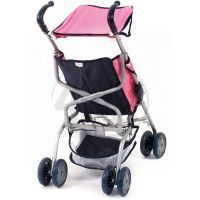Bayer Chic Kočárek pro panenky Vita - Pink Checker 2