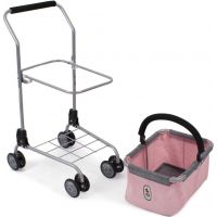 Bayer Chic Nákupní vozík s košíkem Melange Roze 4