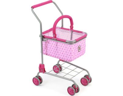 Bayer Chic Nákupní vozík s košíkem Pink Dots