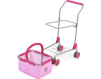 Bayer Chic Nákupní vozík s košíkem Pink Dots
