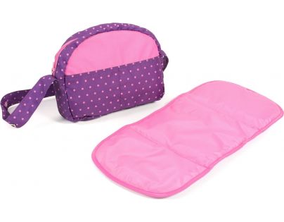 Bayer Chic Přebalovací taška - Dots purple pink - Poškozený obal