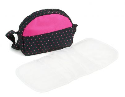 Bayer Chic Přebalovací taška ke kočárku Dots Navy Pink
