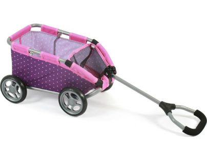 Bayer Chic Vozík Skipper - Dots purple pink