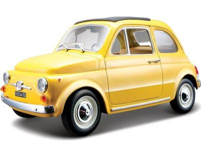 Bburago 1 : 24 Fiat 500 F 1965 žlutá