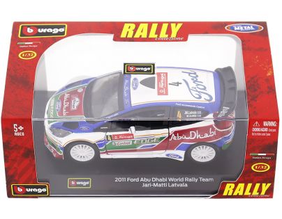Bburago kovový model WRC Ford - AbuDhabi - Jak Matti Latvala