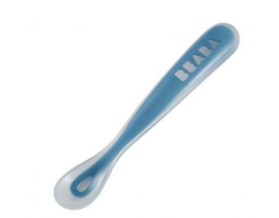 Béaba Lžička silikonová Blue