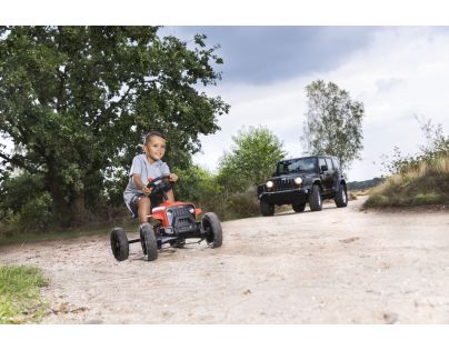 Berg Buzzy Jeep Rubicon červenočerný