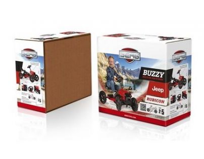 Berg Buzzy Jeep Rubicon červenočerný