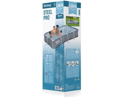Bestway Bazén s konstrukcí Steel Pro™ 366 x 201 x 66 cm bez filtrace