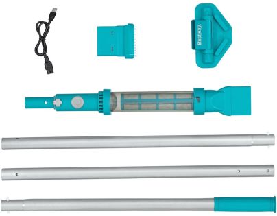 Bestway Bazénový bateriový tyčový vysavač AquaSurge™ 251 cm do Ø 610 cm