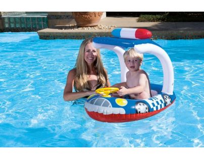 Bestway Nafukovací auto s UV stínítkem 98 x 66 cm policie