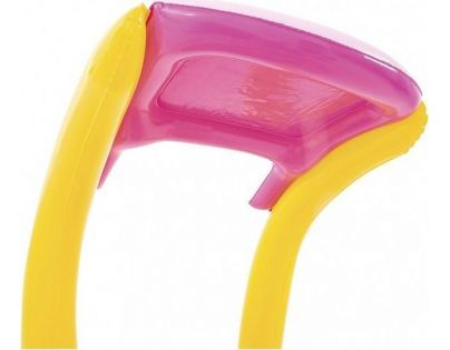 Bestway Nafukovací auto s UV stínítkem 98 x 66 cm růžové