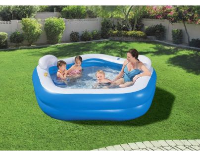 Bestway Nafukovací bazén čtvercový Oasis™ 213 x 206 x 69 cm