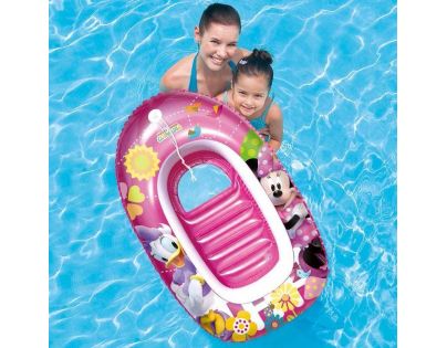Bestway 91025B - Nafukovací dětský raft - Minnie/Daisy, rozměr 112x74 cm