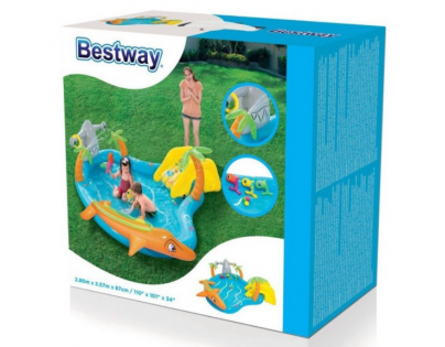 Bestway Nafukovací hrací centrum s rybami z moře
