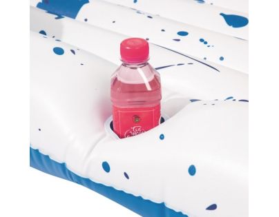 Bestway Nafukovací křeslo na vodu modrobílé