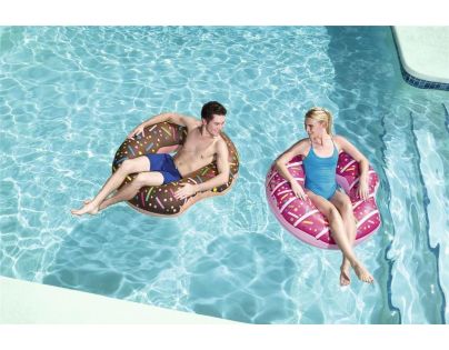 Bestway Nafukovací kruh Donut 107 cm hnědý