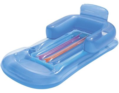 Bestway Nafukovací lehátko s opěrkou 161 x 84 cm modré