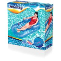 Bestway Nafukovací lehátko s opěrkou 161 x 84 cm modré 3