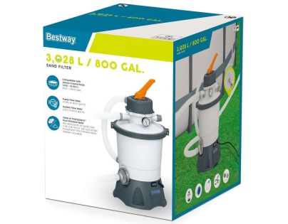 Bestway Pískový filtr Bestway 3 m3 za 1 hod - Poškozený obal