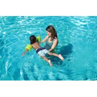 Bestway Rukávky nafukovací jednobarevné zelené 20 x 20 cm 3