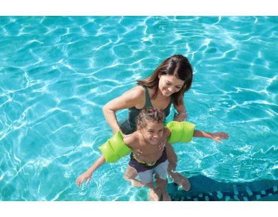 Bestway Rukávky nafukovací jednobarevné zelené 20 x 20 cm