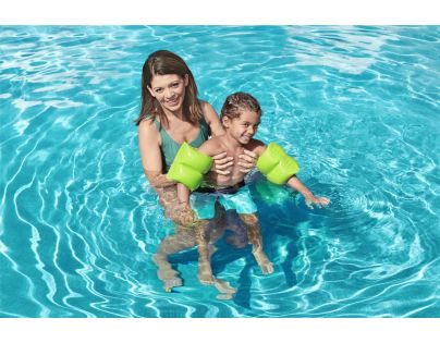 Bestway Rukávky nafukovací jednobarevné zelené 20 x 20 cm