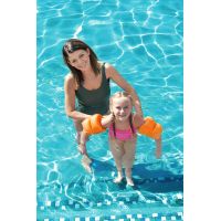 Bestway Rukávky nafukovací jednobarevné oranžové 20 x 20 cm 3