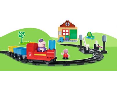 Big PlayBig Bloxx Peppa Pig Vláčkodráha 55 dílků