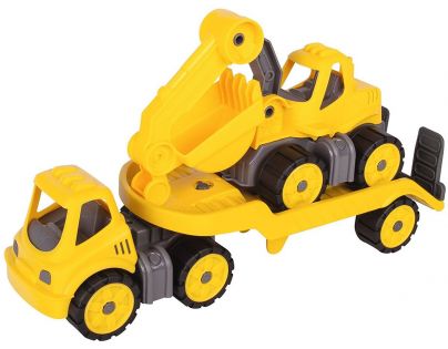 Big Power Worker Mini Transportér s bagrem 41 cm