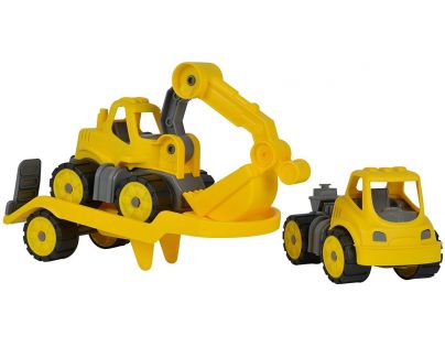 Big Power Worker Mini Transportér s bagrem 41 cm